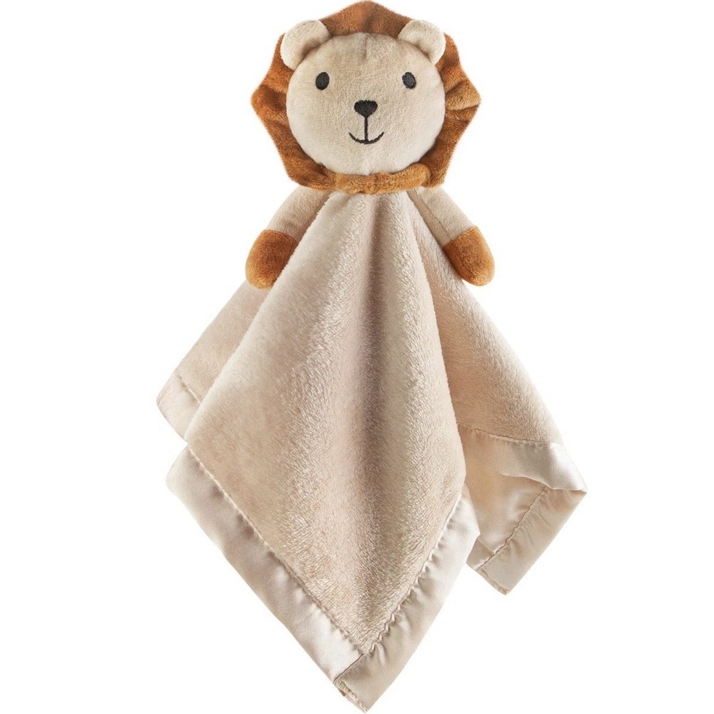 Pro Goleem Lion Security Blanket Soft Lovey Unisex Lovie The Lion Satin Trim
